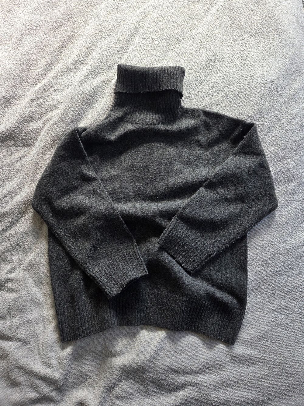 Monki Oversized Grey Chunky Knit Jumper