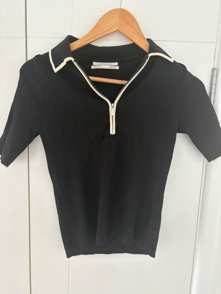 By Anthropologie Black Top