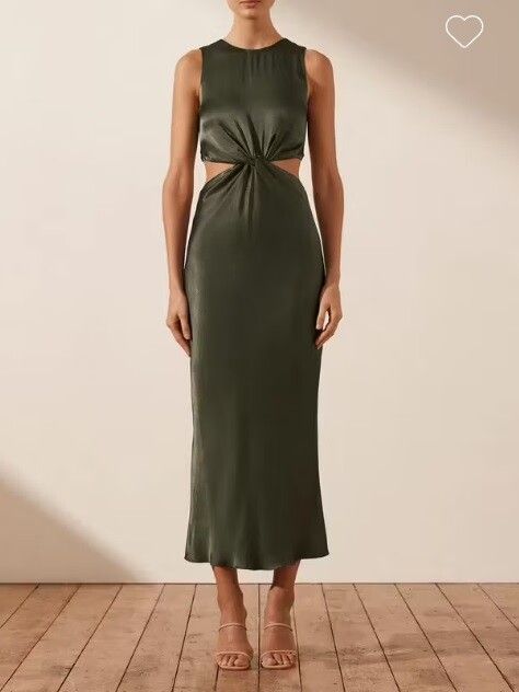 Shona Joy - Giorgia Twist Front Sleeveless - Forest - Size 12 on Designer  Wardrobe