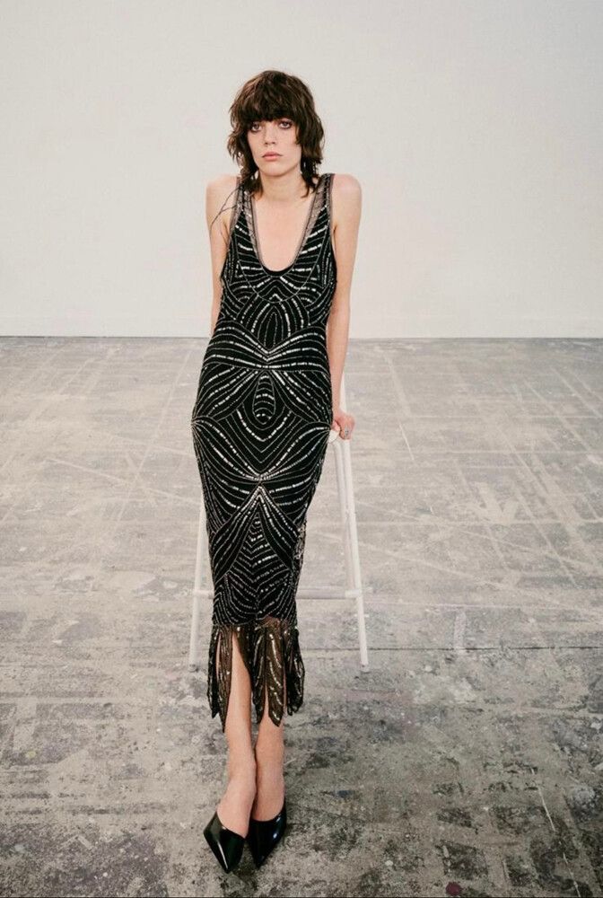 brown dress maxi Sylvie Plunge V-Neck HUANLEGO Black Dresser for black widow gown elongating effect Choose your size:Custom size（Leave your measurements）