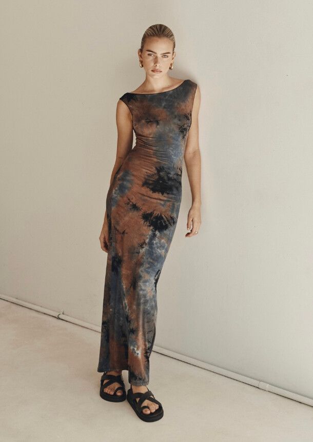 Dissh Millen Tie Dye Maxi Dress