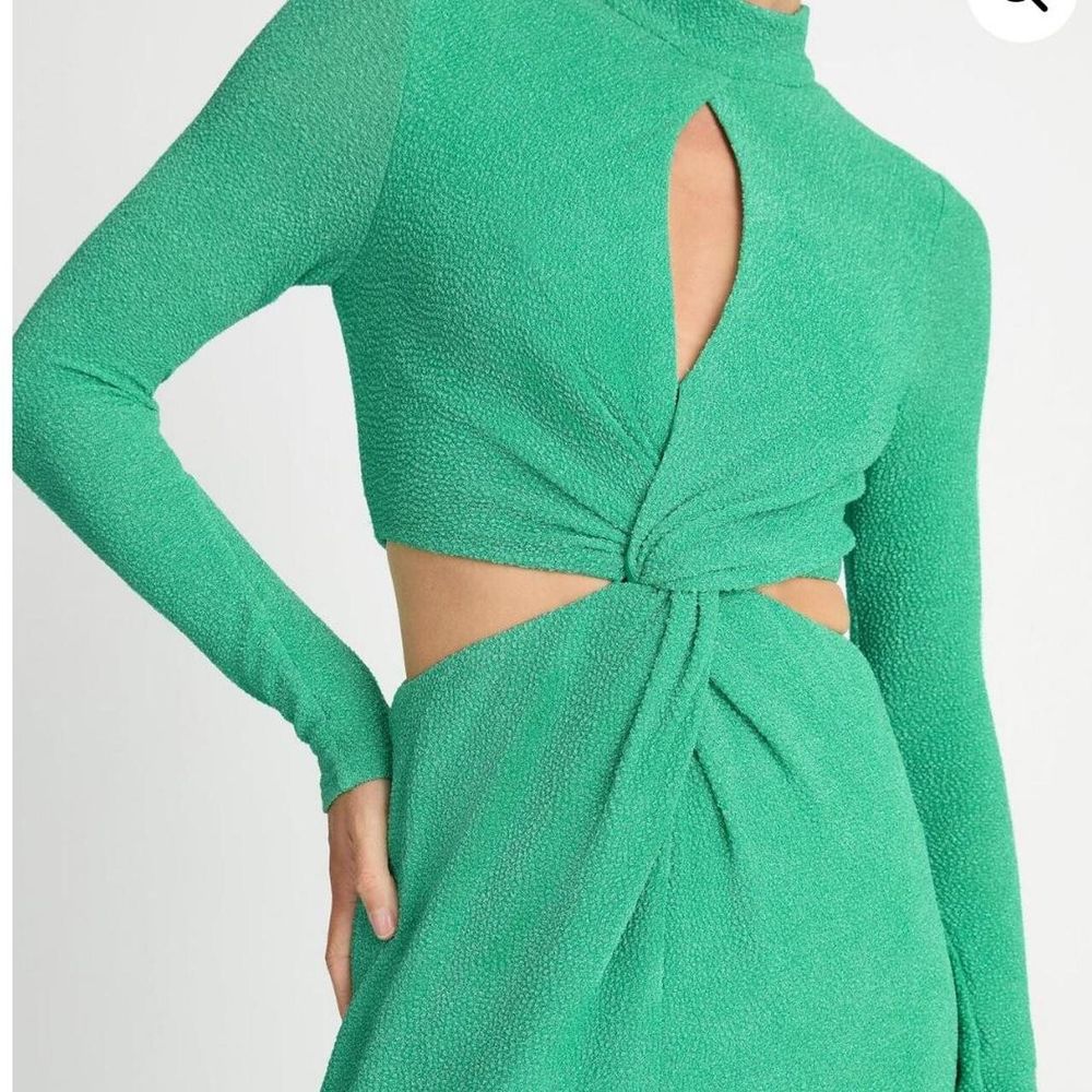 Cut out shimmer maxi dress