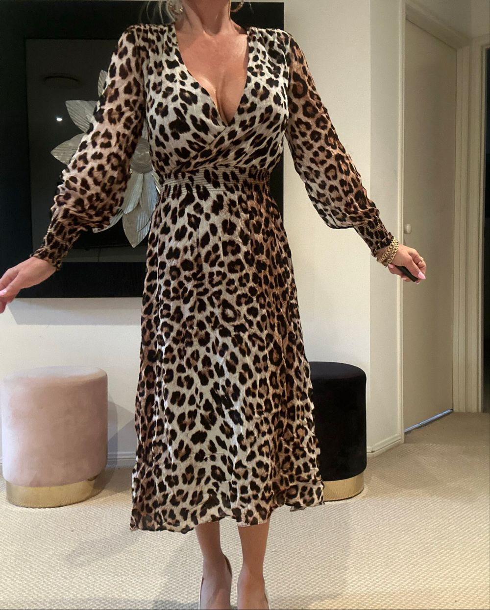 Witchery - Leopard Print Midi Dress