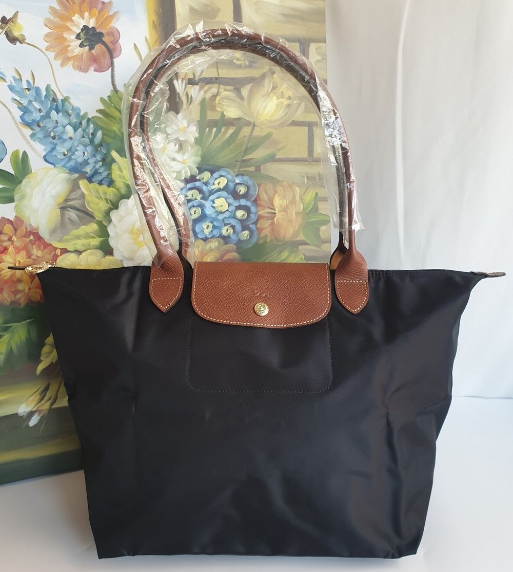 Longchamp Le Pliage Large Original Black Shoulder Tote