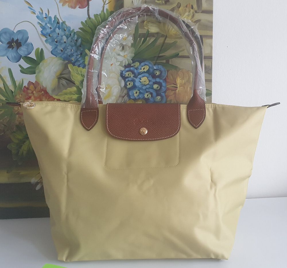 Longchamp Le Pliage Large Original Pistachio Shoulder Bag