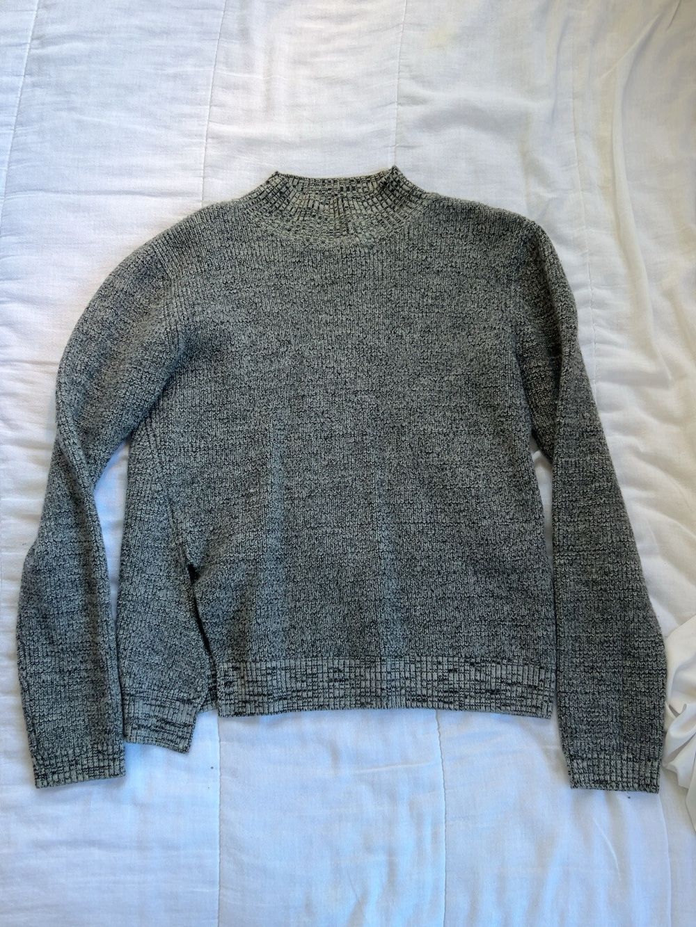Lonely 100% Merino Wool Cropped Jumper – Grey Marle