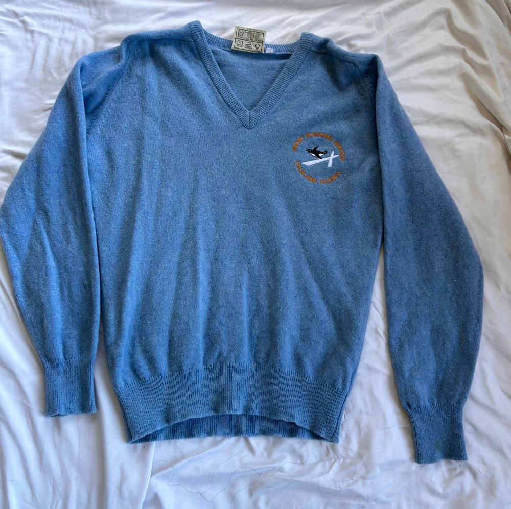 Vintage Campsie of Scotland Falkland Islands Lambswool Jumper