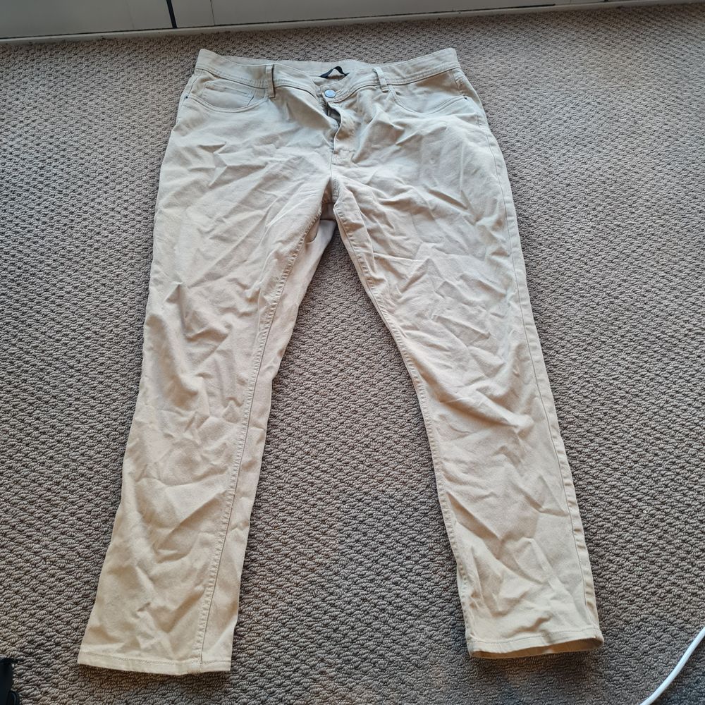 Tan denim jeans - 42"