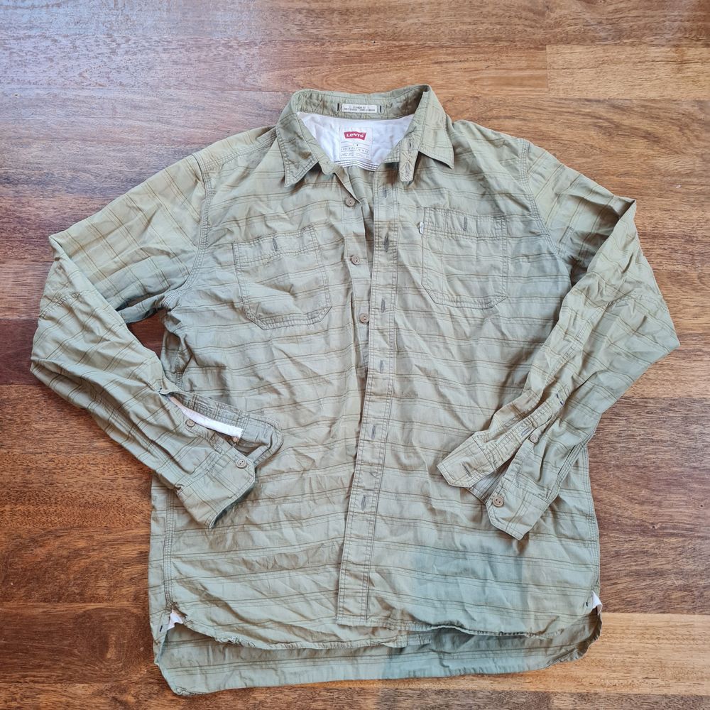 Levi's Green Checkered Shirt