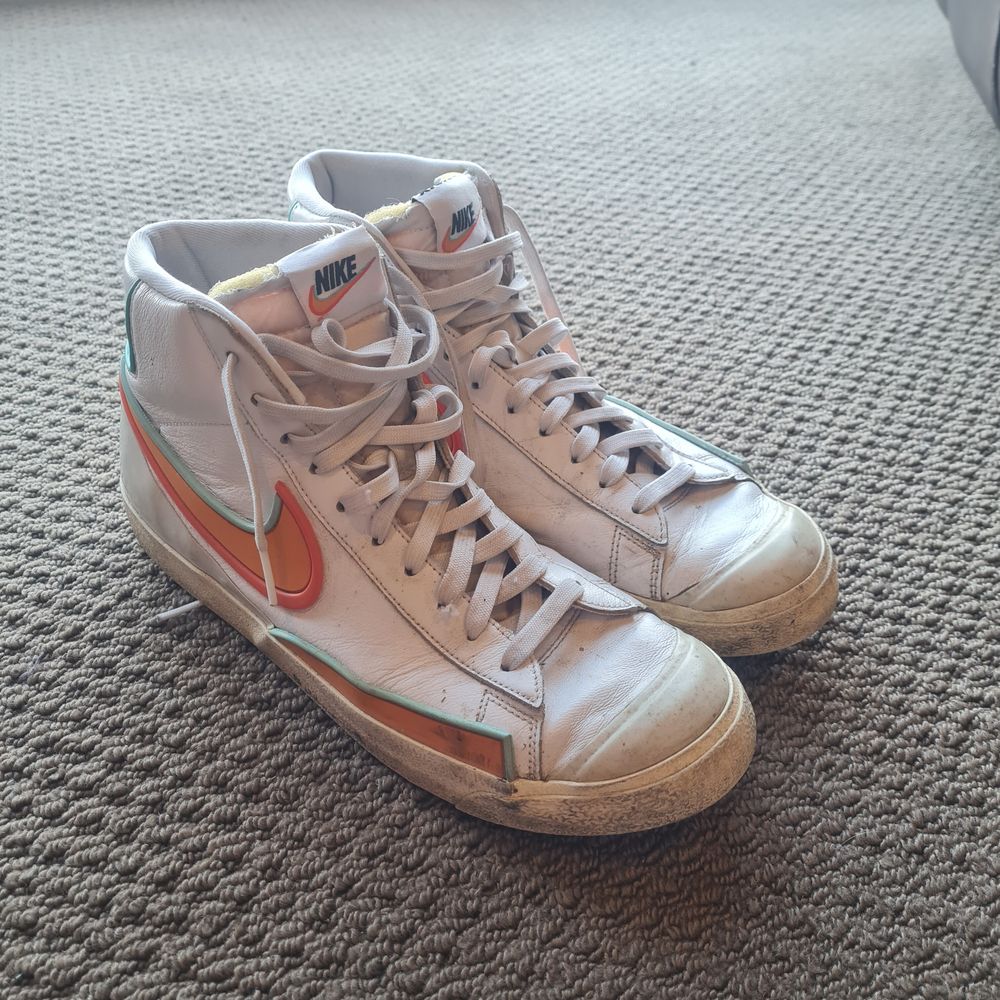 Nike Blazer mid 77 - white kumquat - size 11 us