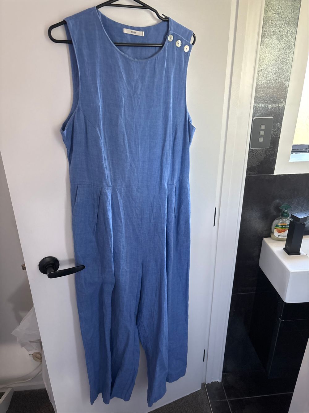 RUBY Blue Playsuit