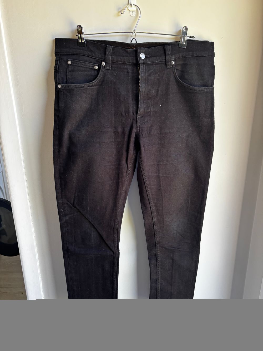 Nudie Jeans Black Pants