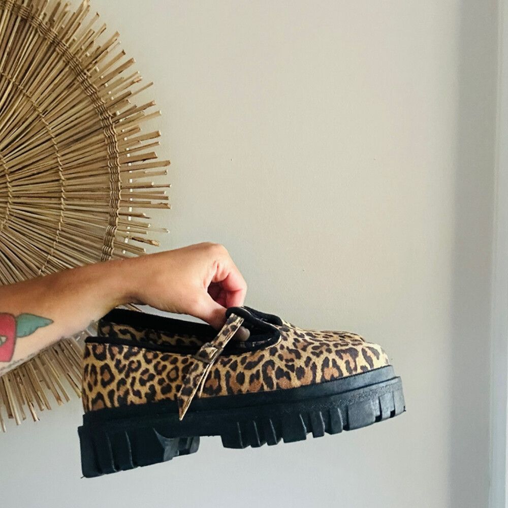 Leopard Platform Shoes – EU36 (Runs Large)