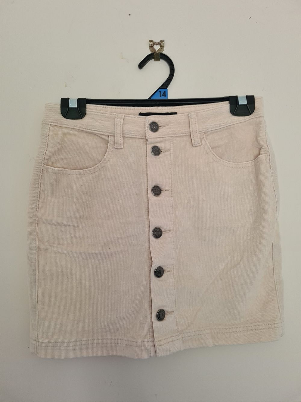 Glassons Beige Corduroy Skirt
