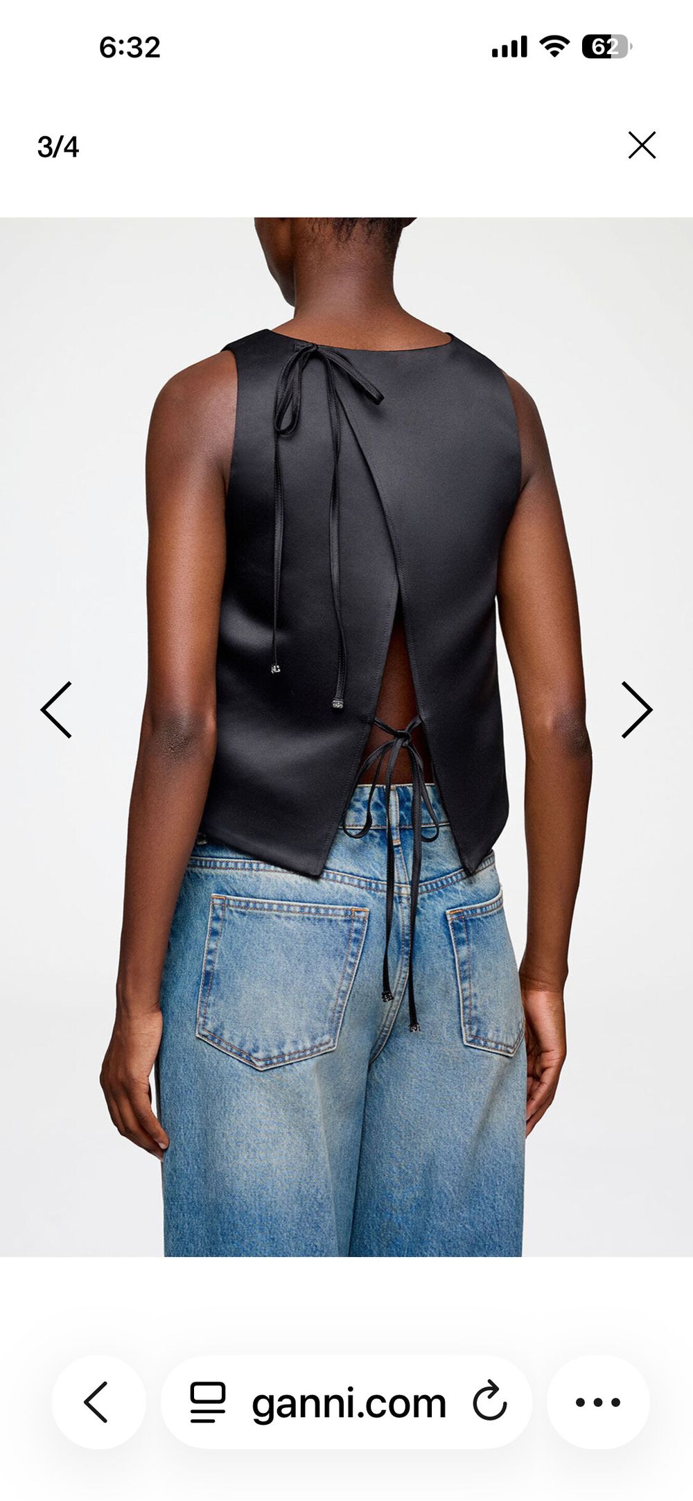 GANNI Black Top
