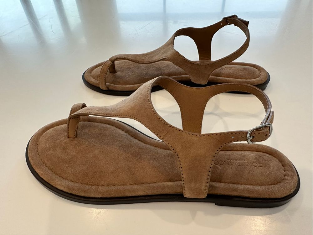 Tony Bianco Brown Suede Sandals