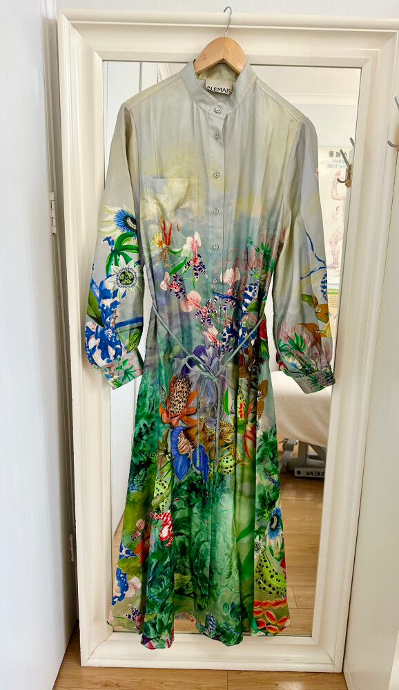 Alemais Mirage Silk Shirtdress Size 10 BNWT