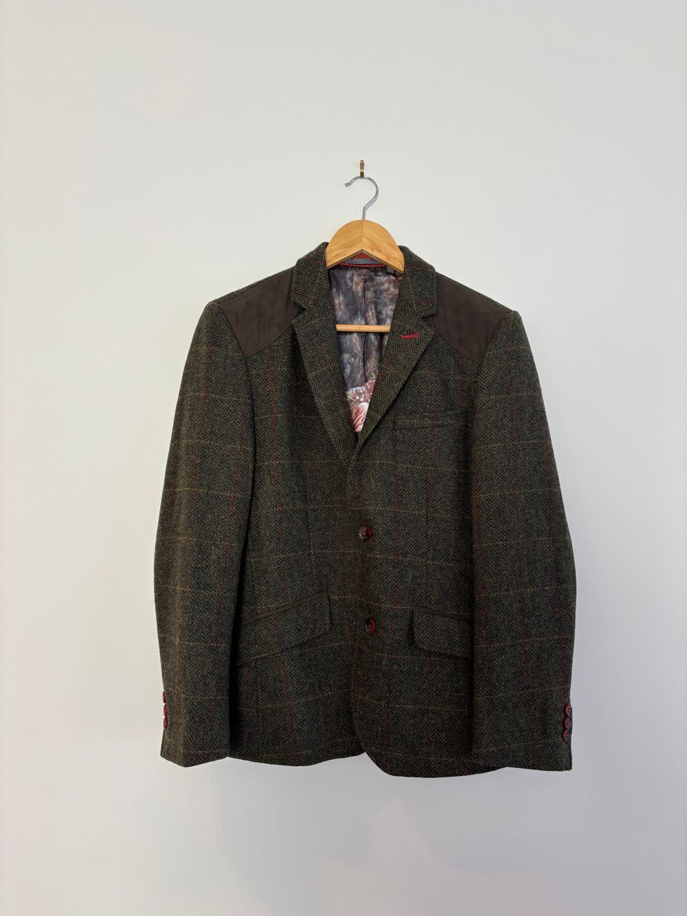 Ted Baker Green Tweed Blazer