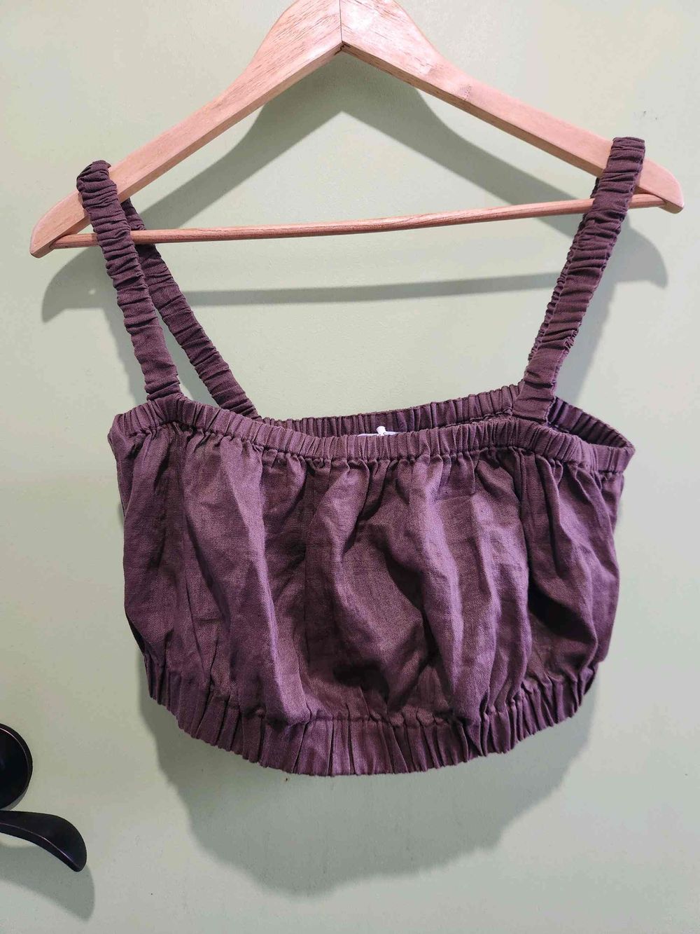 DISSH Chocolate Brown Crop Top