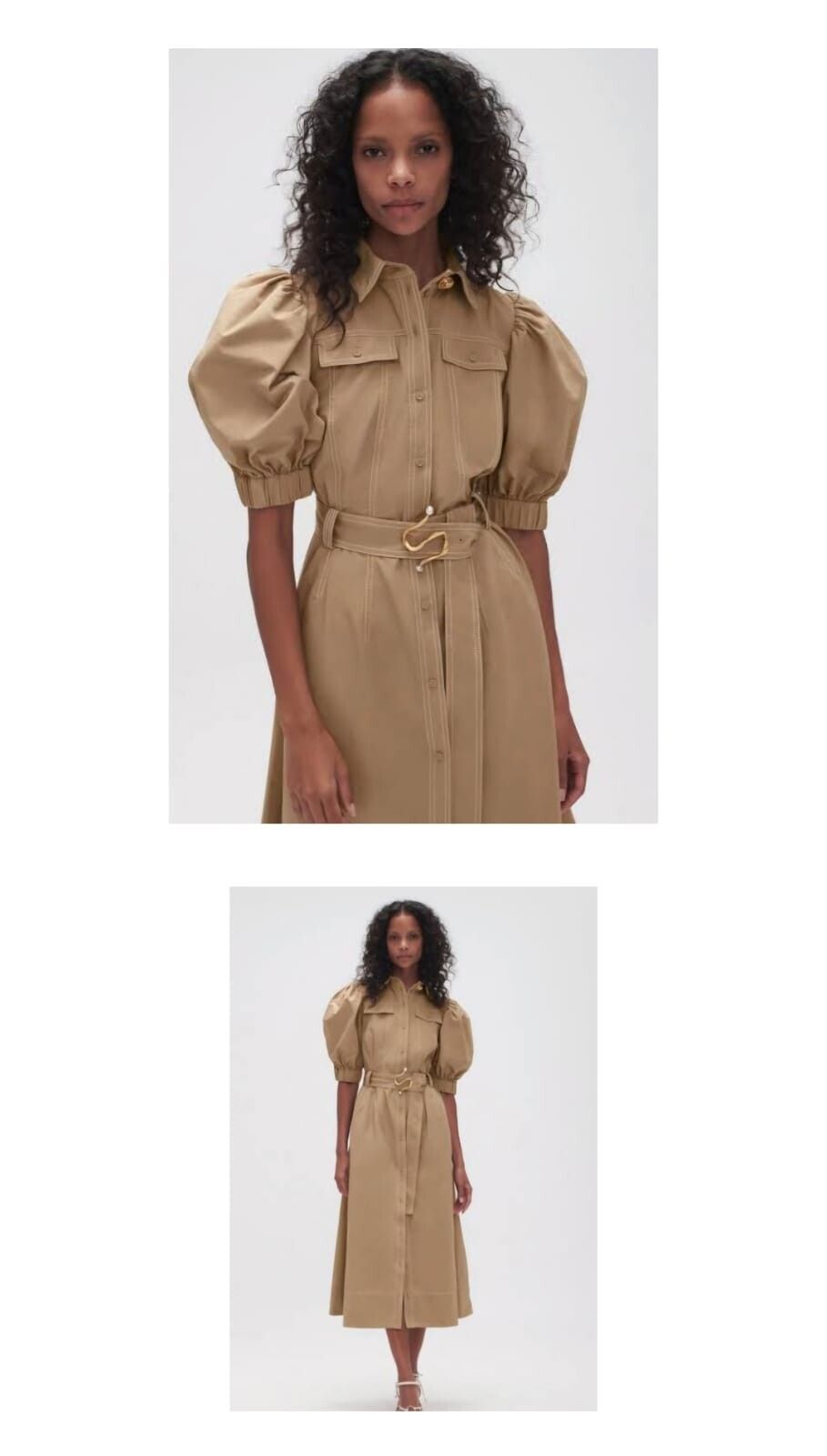 aje woodland utility midi dress Aje