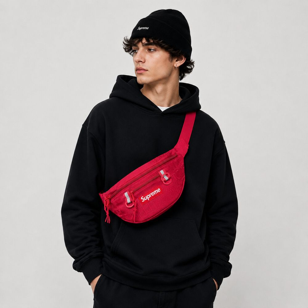 NEW Supreme Waist Bag (Red)