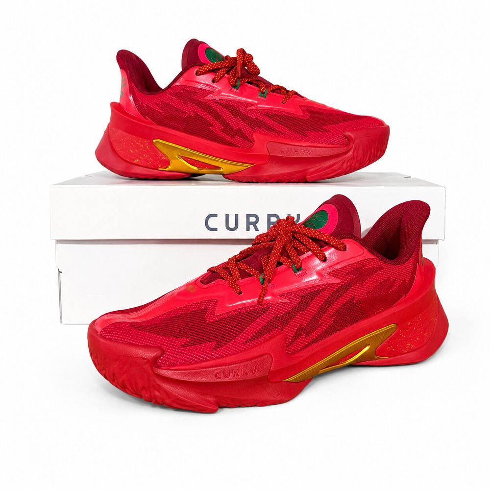 CURRY Series 7 "EAT. LEARN. PLAY.” Red/Gold NEW 10.5US