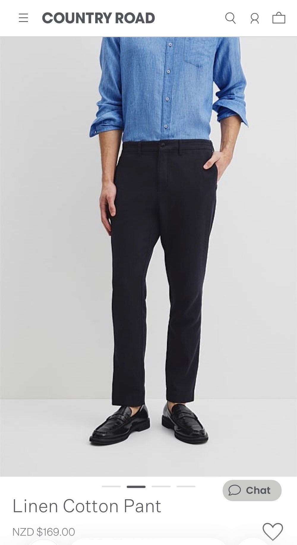 Country Road Linen Cotton Pant Size 32