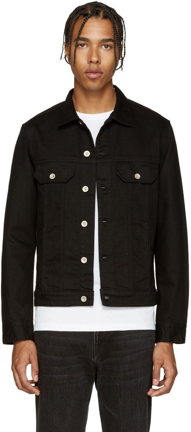 Paul Smith Black Denim Jacket Size S