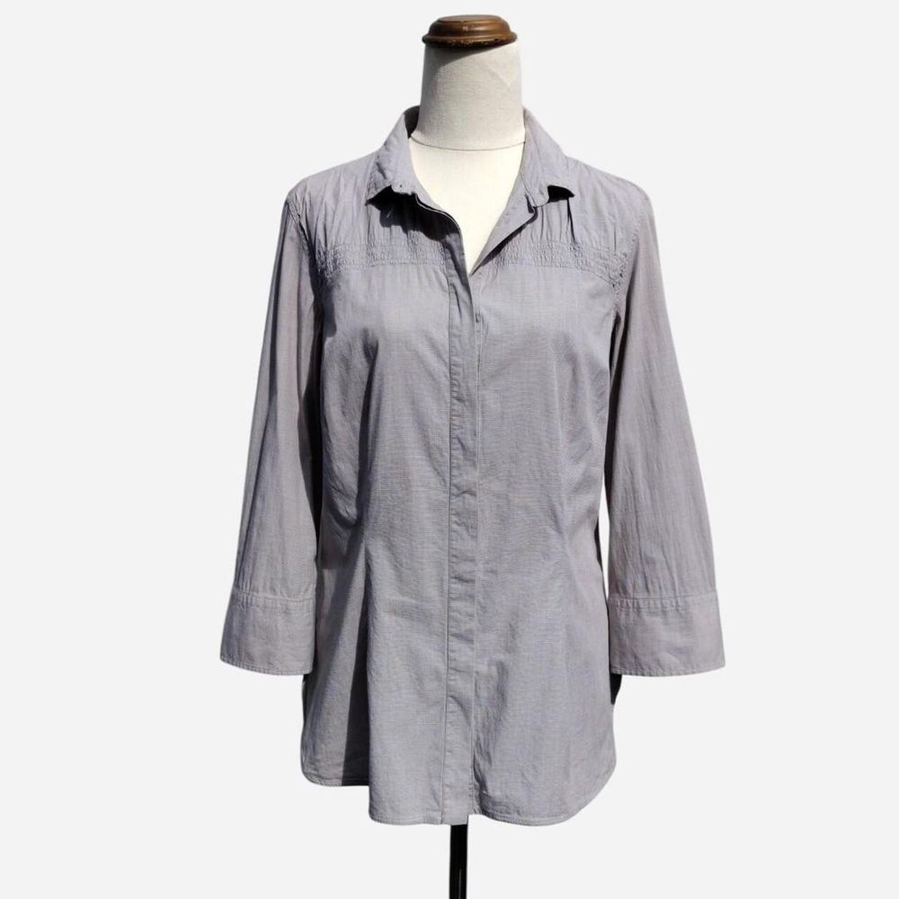 Brunello Cucinelli Grey Blouse Size 10-12