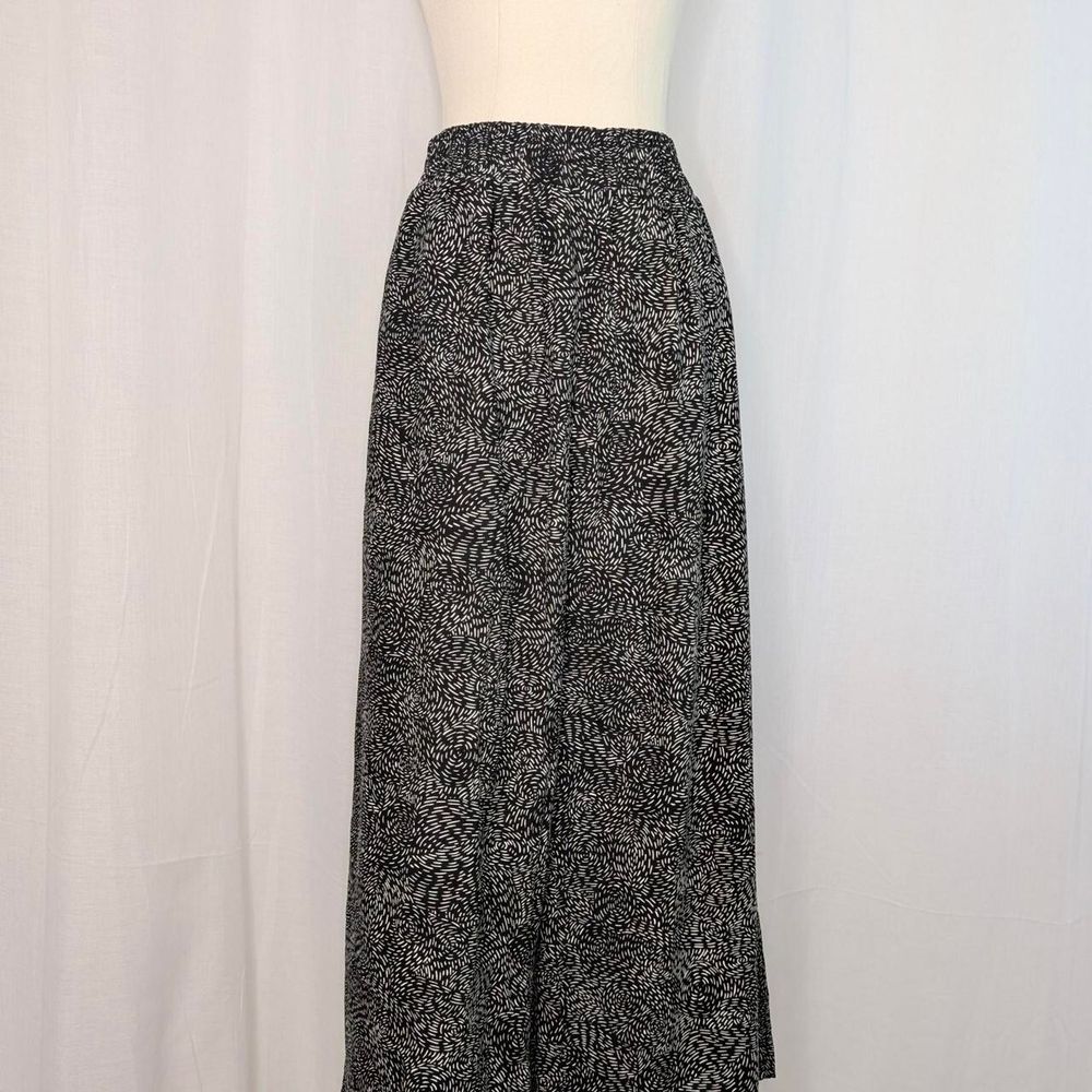 Boom Shankar Extra Wide Pants Sz 12 Cotton Black White