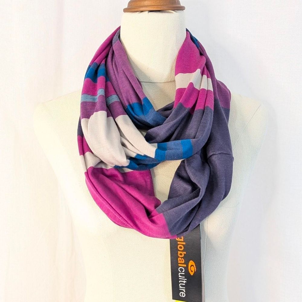 Global Culture NZ 100% Merino Wool Snood NWT Lightweight