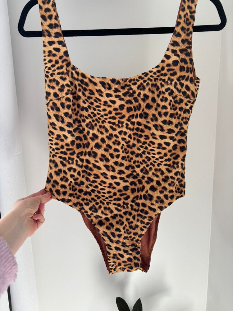Monday swimwear leopard one piece - L