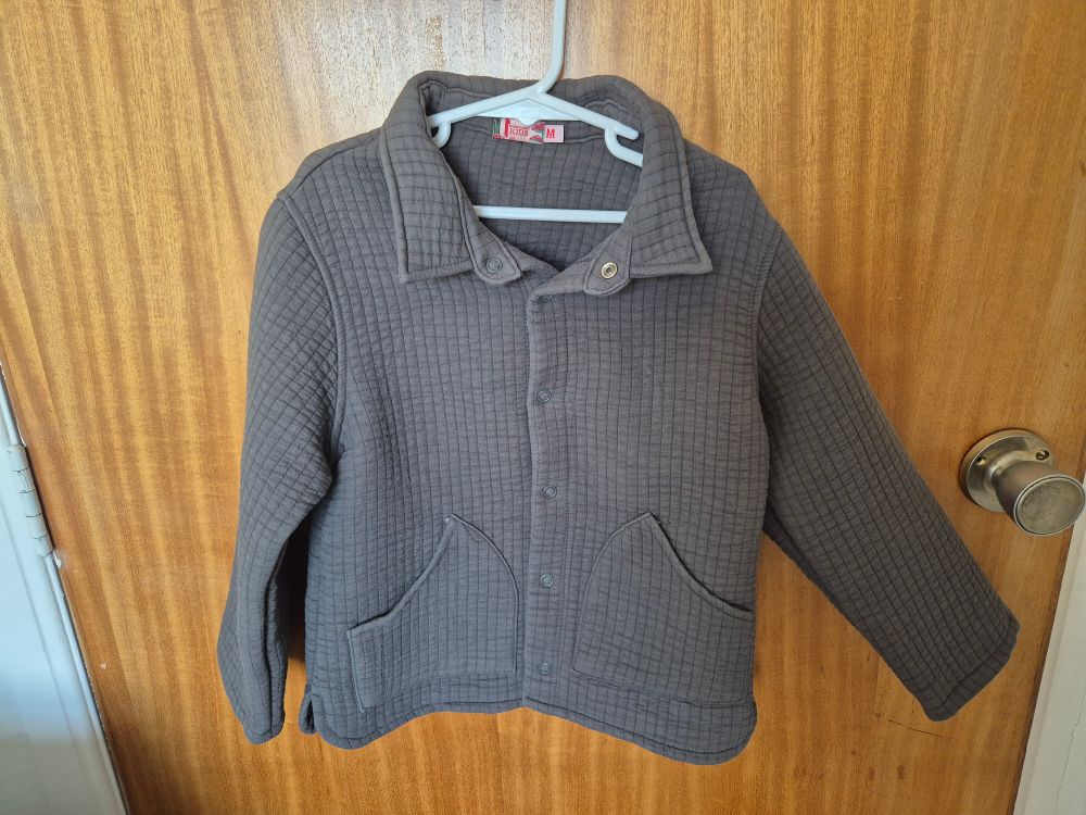 Trelise Cooper Kids Grey Quilted Jacket Size M