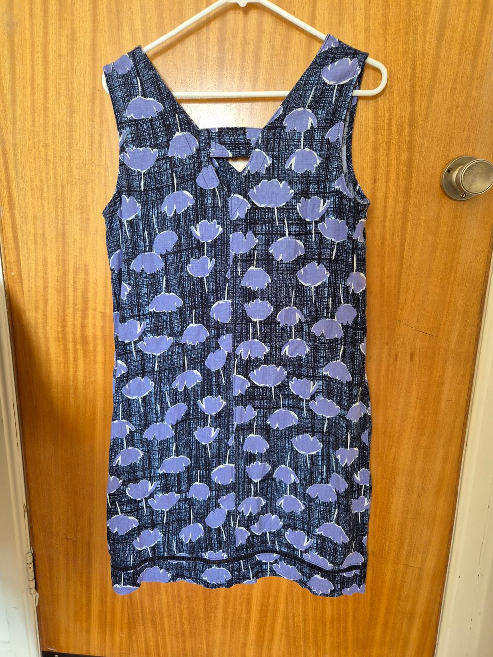 Next Blue Floral Sleeveless Dress