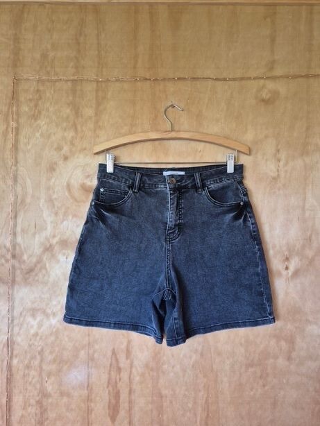 Denim Republic Black Denim Shorts