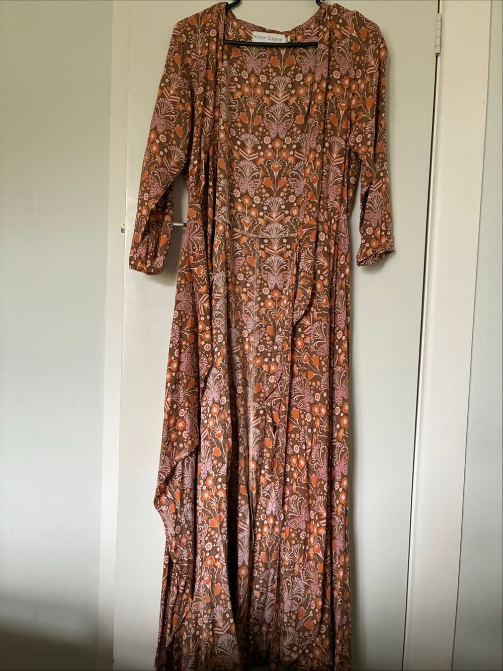 Neon Gypsy wrap dress