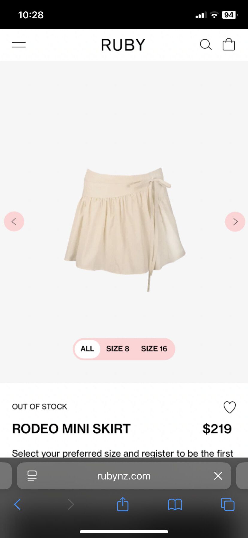 RUBY Rodeo Mini Skirt