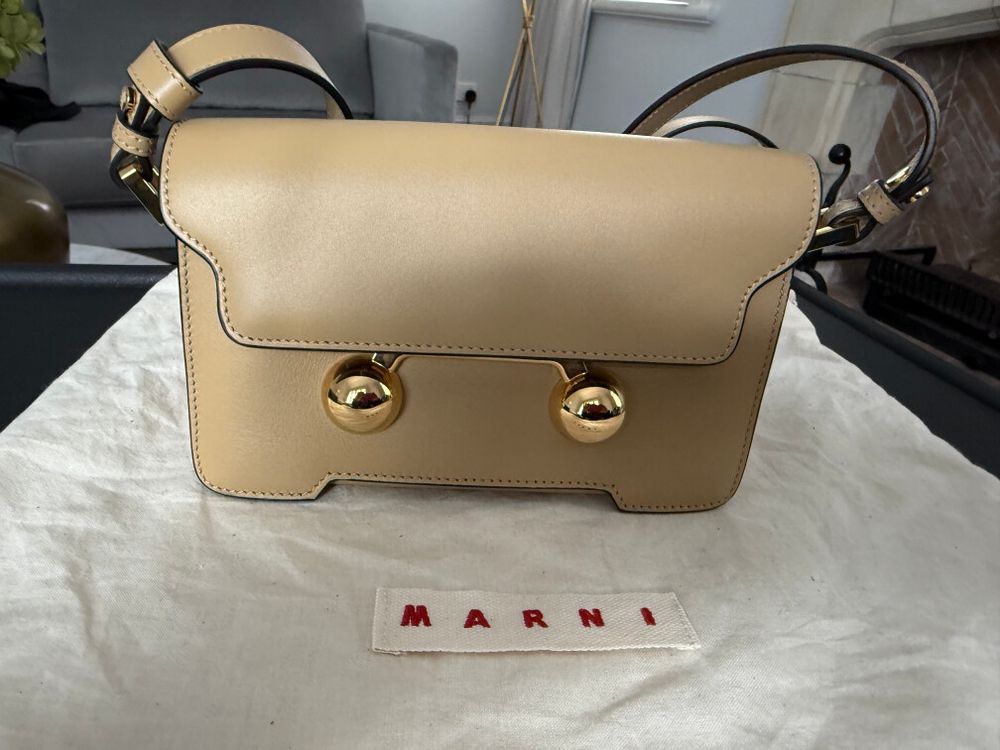 Marni Beige Crossbody Bag