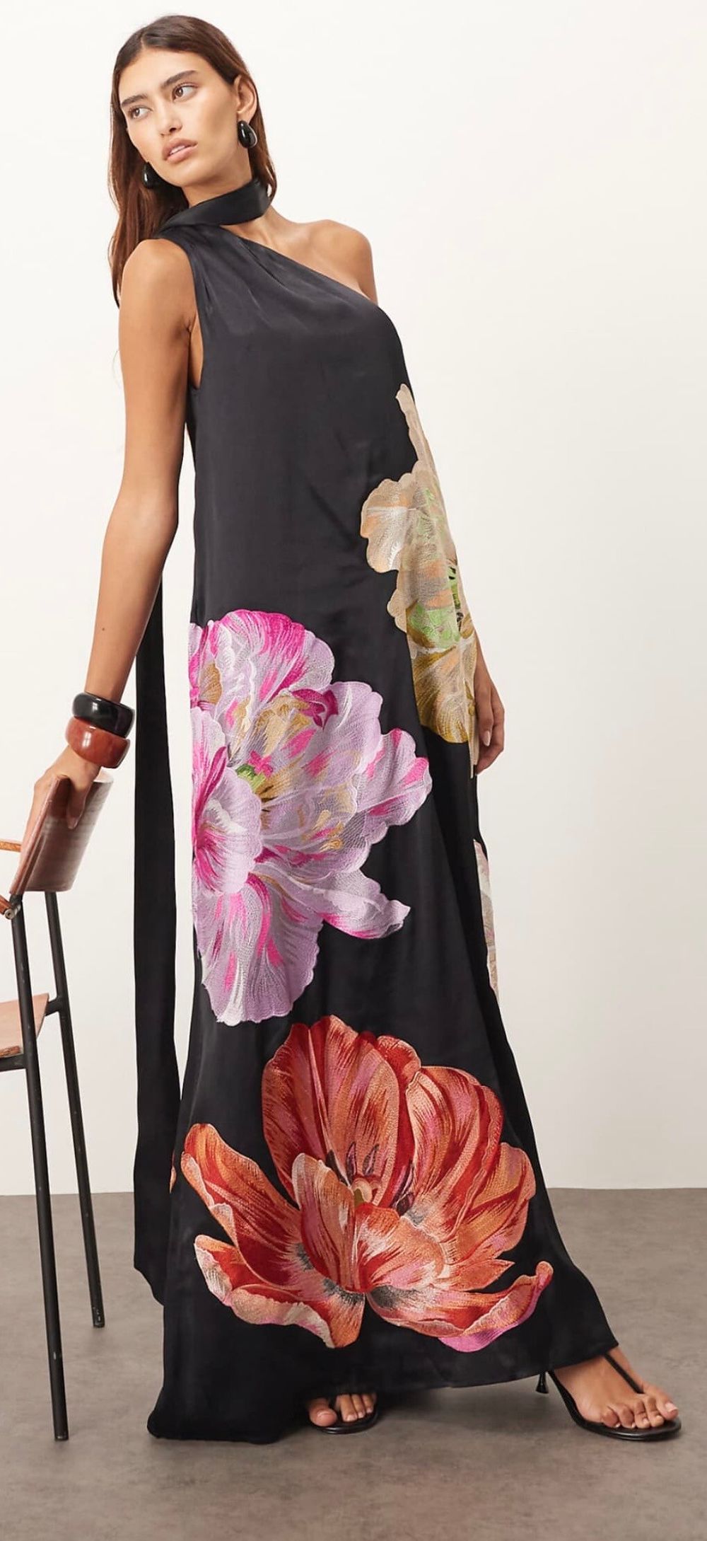 ASOS - Floral embroidered Maxi Dress on Designer Wardrobe