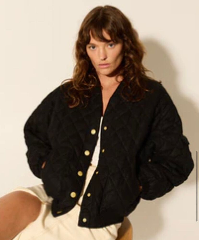 Kivari Black Quilted Jacket