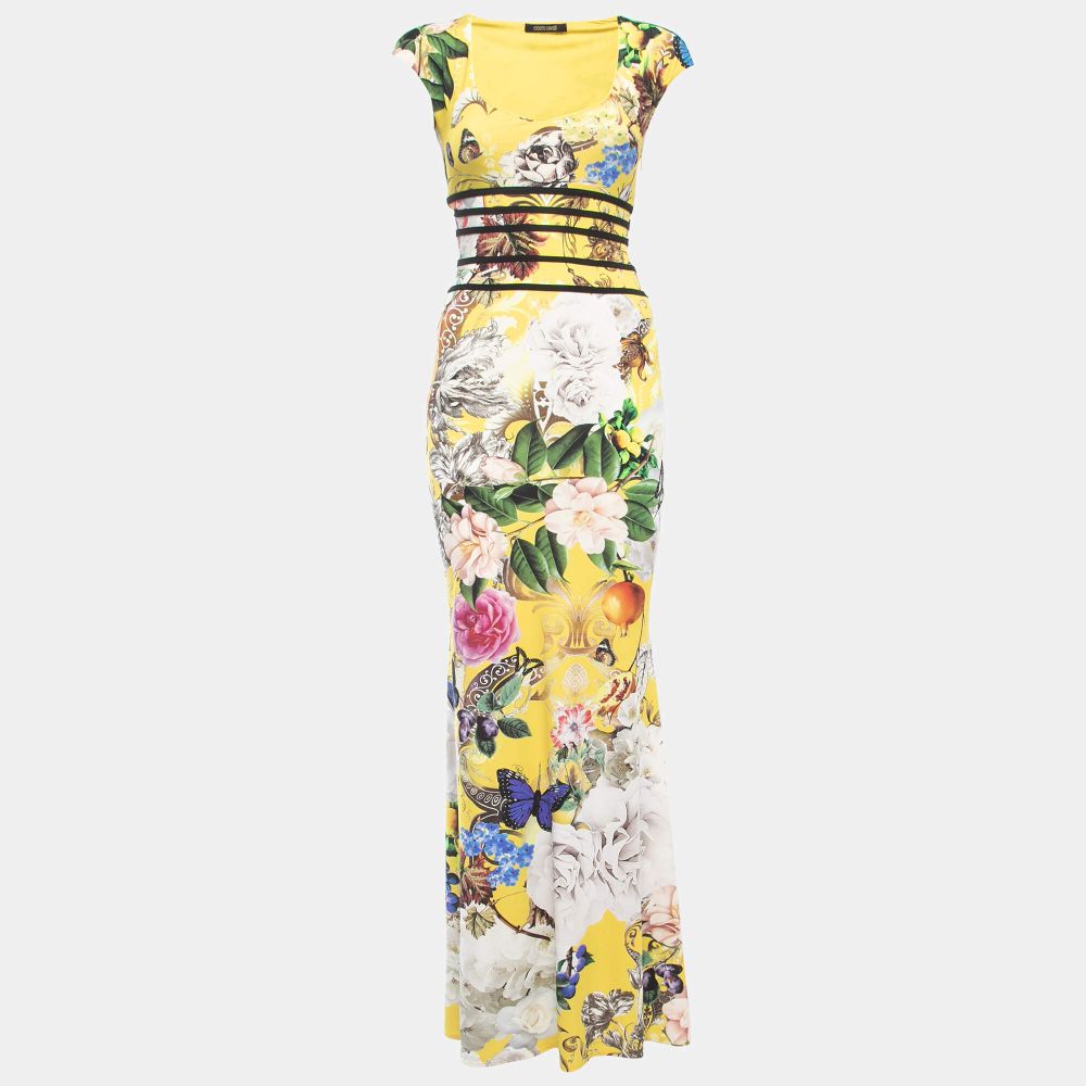 Roberto Cavalli Floral Maxi Dress