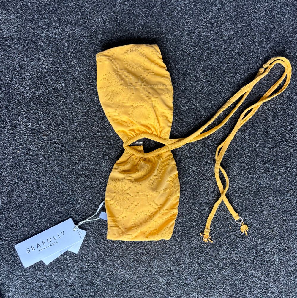 BNWT Seafolly bikini top