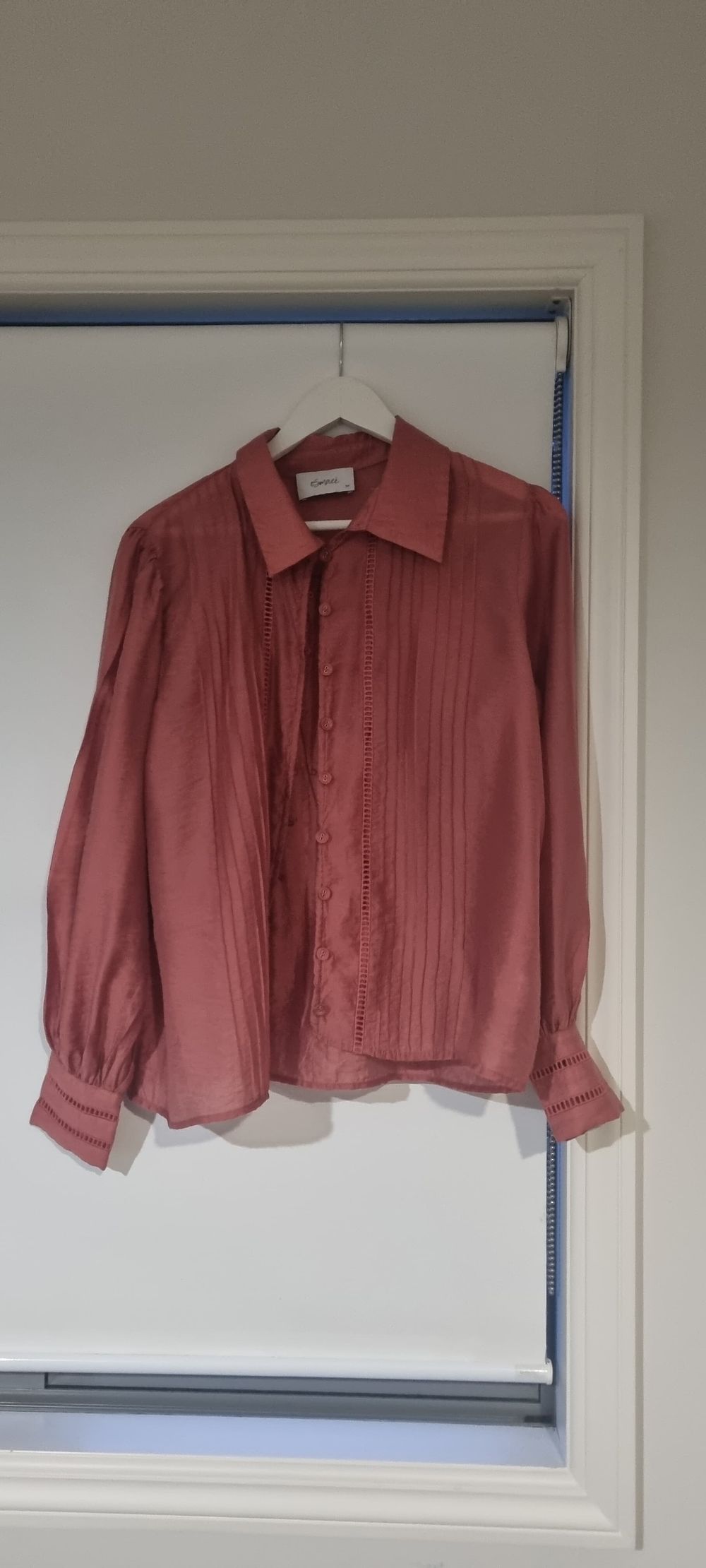 Esmaee Pink Pleated Shirt