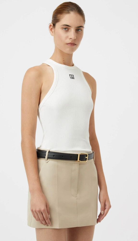 Camilla & Marc White Tank