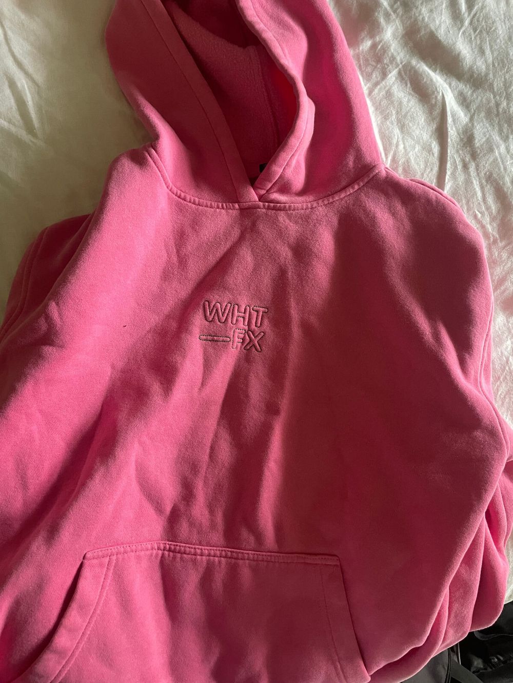 White Fox Hoodie - Pink