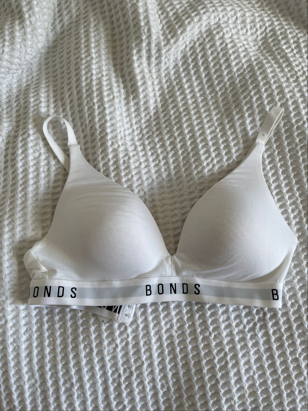 Bonds White Bra Size 12B