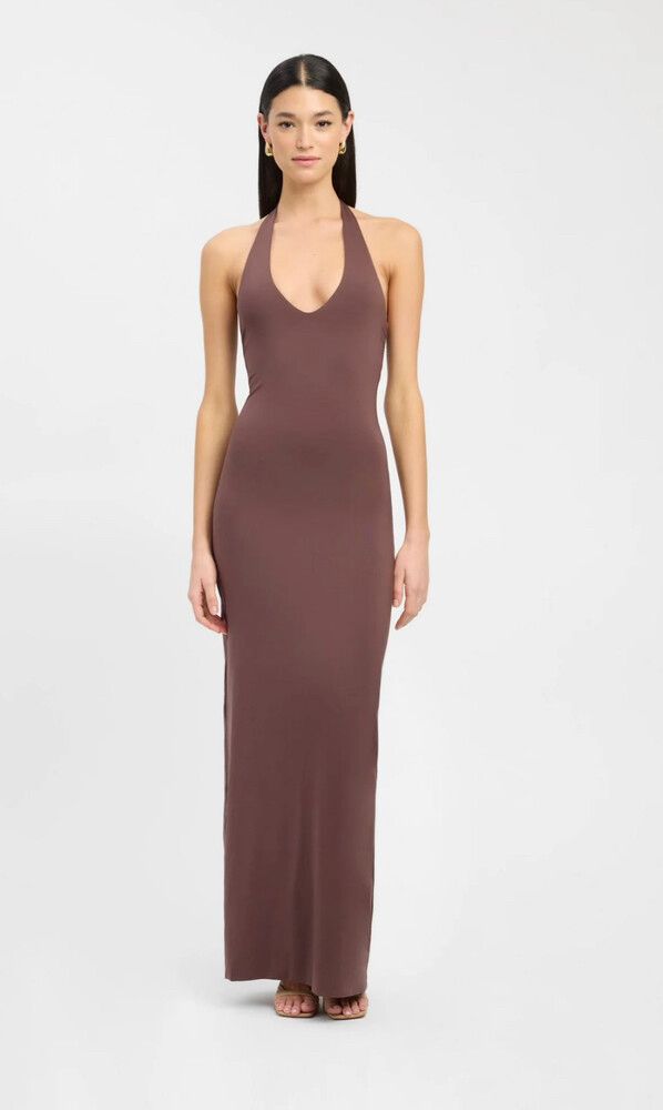 Kookai - Stella Halter Maxi Dress on Designer Wardrobe Kookai - Stella Halter Maxi Dress on Designer Wardrobe