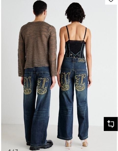 RARE JADED LONDON Indigo J-L Colossus Jeans
