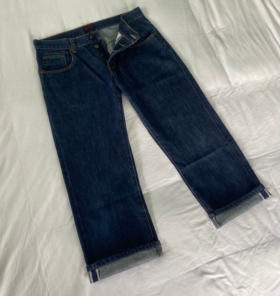 Vintage Cute Lee Ribcage Turn-Ups Jeans