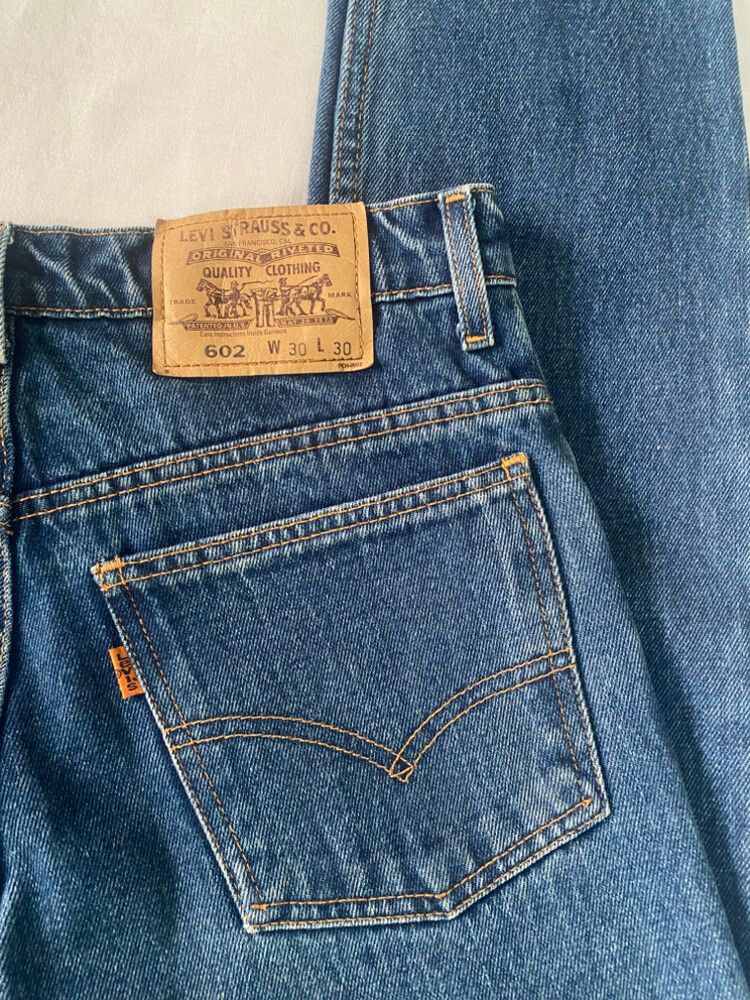 Vintage Levi’s 602 Orange Tab Jeans